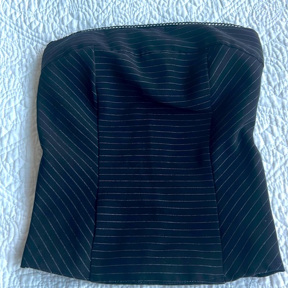 Strapless top and white stripe size S - Picture 1 of 7